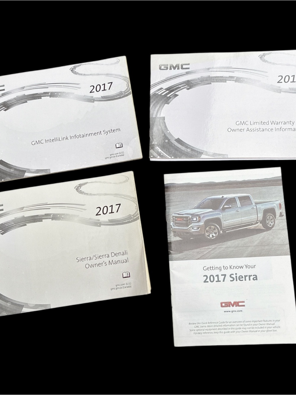 2017 Sierra Owner & Infotainment Manuals - White